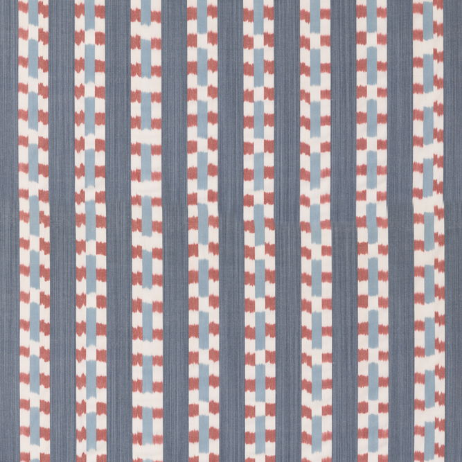 Mulberry Wayfarer Stripe Blue/Red Fabric