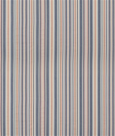 Mulberry Medford Stripe Blue/Rust Fabric