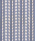 Mulberry Chart Stripe Blue Fabric