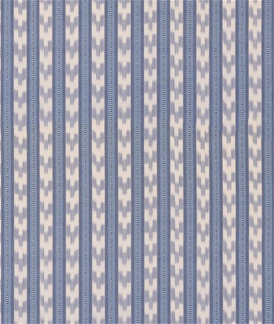 Mulberry Chart Stripe Blue Fabric