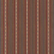 Mulberry Stony Stripe Rust/Blue Fabric