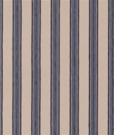 Mulberry Falmouth Stripe Indigo Fabric