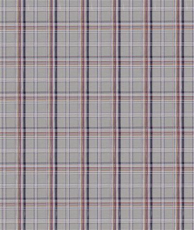Mulberry Ocean Check Blue Fabric