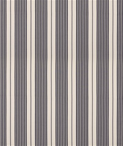 Mulberry Cliff Stripe Indigo Fabric
