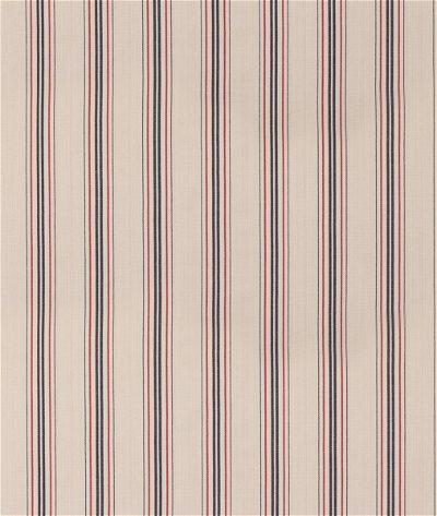 Mulberry Seaford Stripe Blue/Red Fabric