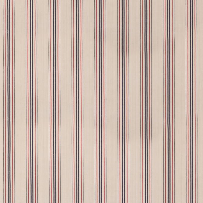Mulberry Seaford Stripe Blue/Red Fabric