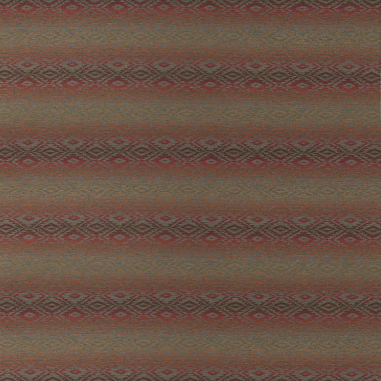 Mulberry Beaumaris Red/Green Fabric