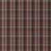 Mulberry Lindisfarne Plaid Charcoal/Red Fabric