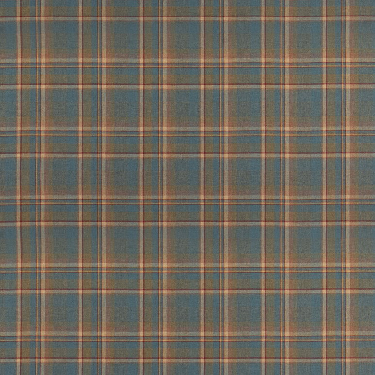 Mulberry Lindisfarne Plaid Teal Fabric