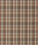 Mulberry Lindisfarne Plaid Red/Gold Fabric