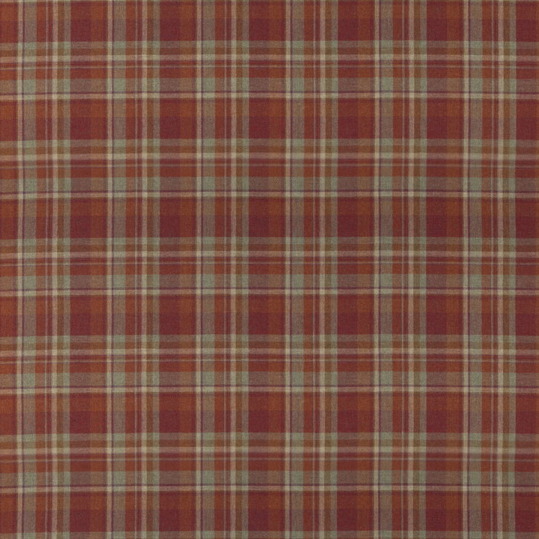 Mulberry Lindisfarne Plaid Russet Fabric