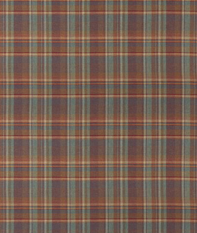 Mulberry Lindisfarne Plaid Red/Teal Fabric