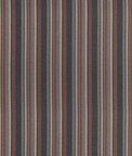 Mulberry Lindisfarne Stripe Charcoal/Red Fabric