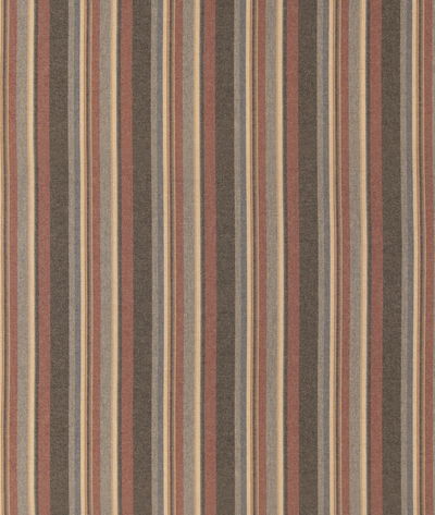 Mulberry Lindisfarne Stripe Russet/Slate Fabric