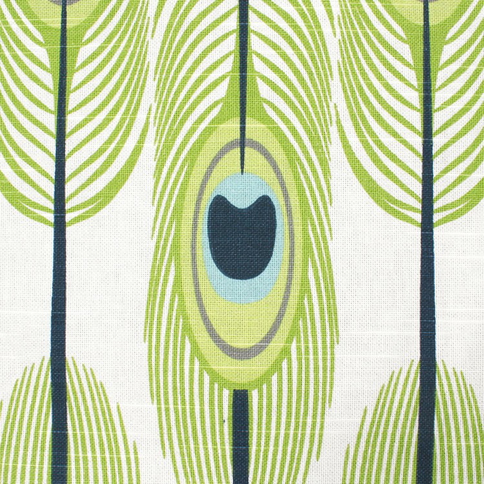 Premier Prints Feathers Canal Slub Fabric image 2 of 3