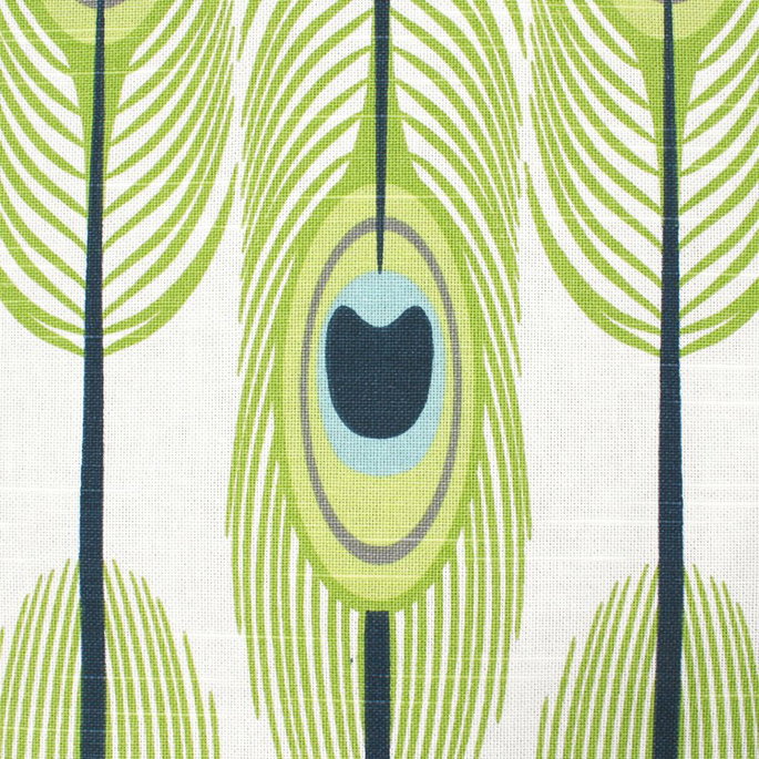 Premier Prints Feathers Canal Slub Fabric image 2 of 3