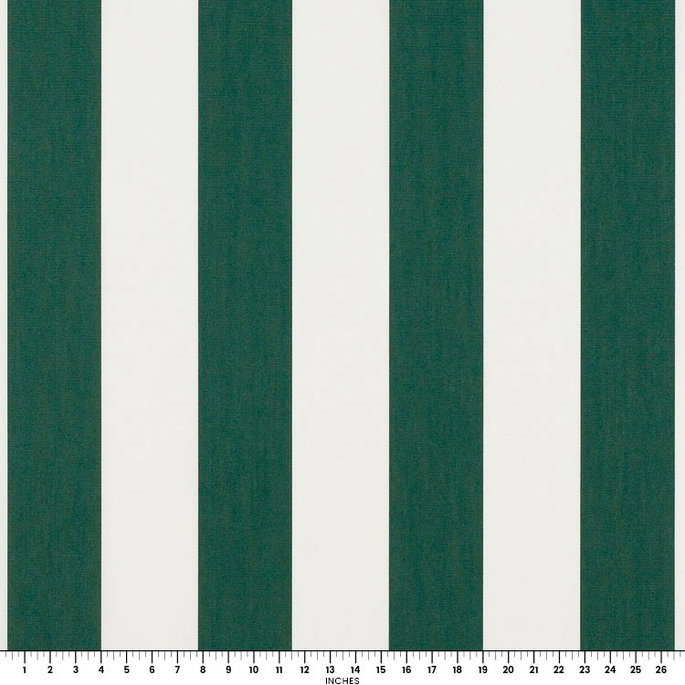 Sunbrella Awning / Marine 46" Beaufort Forest Green/Natural 6 Bar Fabric image 2 of 2