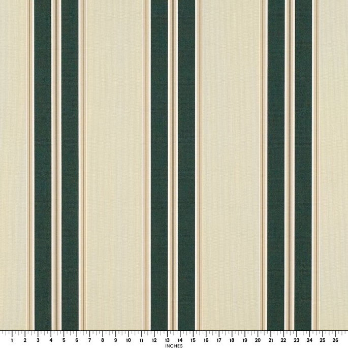 Sunbrella Awning / Marine 46" Black Forest Fancy Fabric image 2 of 2