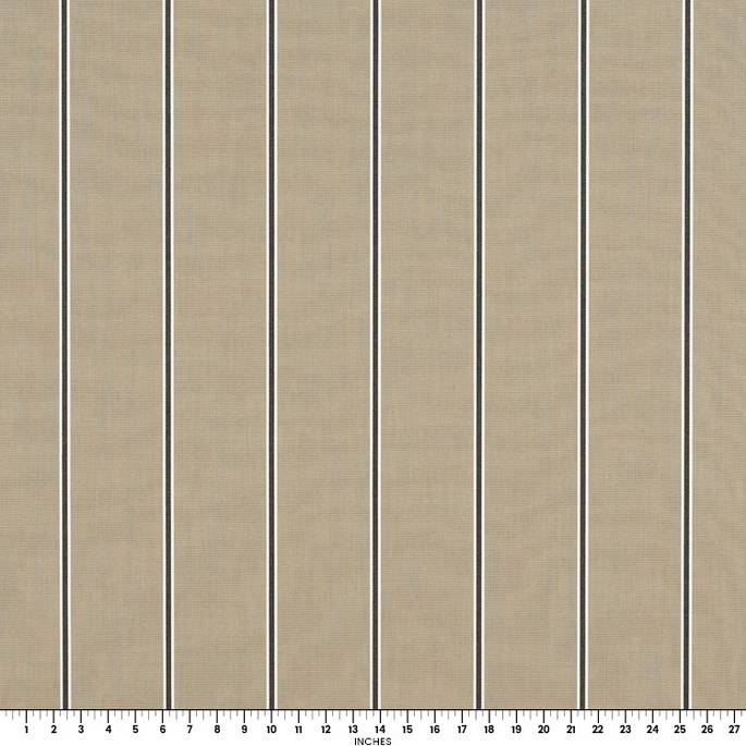 Sunbrella Awning / Marine 46" Putty Regimental Fabric image 2 of 2