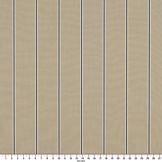 Sunbrella Awning / Marine 46" Putty Regimental Fabric image 2 of 2