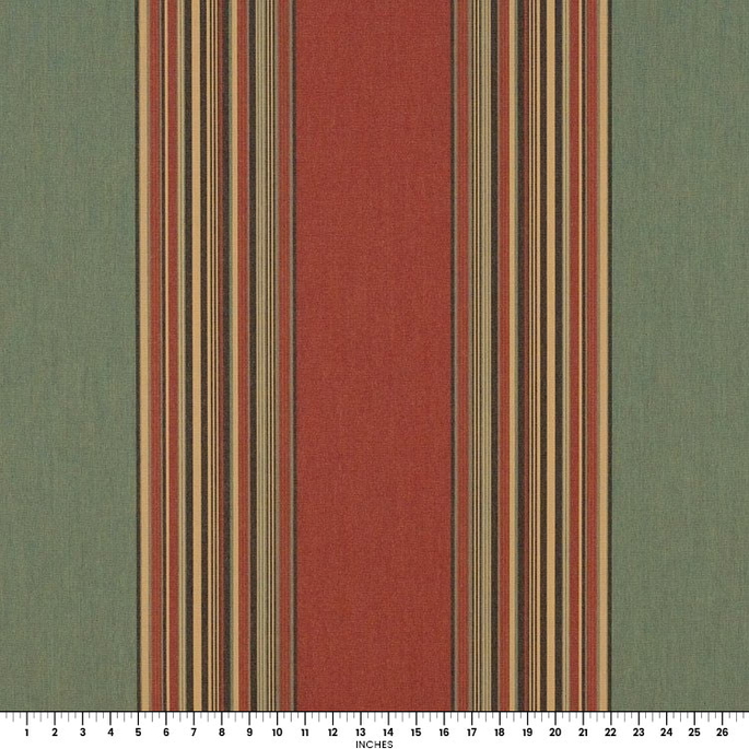 Sunbrella Awning / Marine 46" Henna/Fern Vintage Fabric image 2 of 2