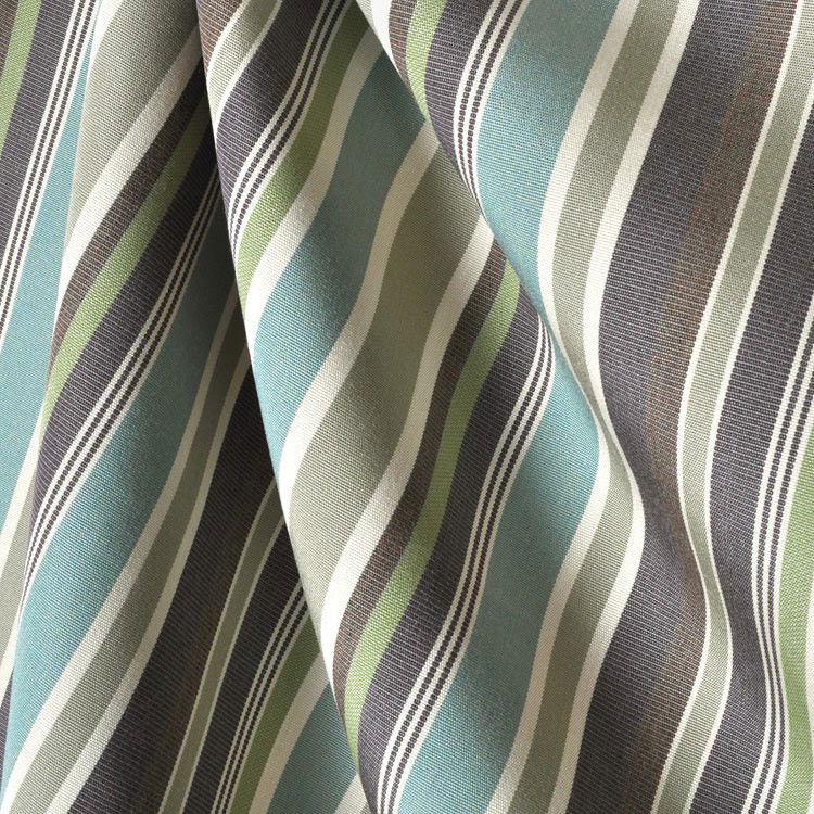 Sunbrella Stripe Brannon Seaglass Outdoor Fabric By the yard