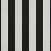 Sunbrella Awning / Marine 46" Beaufort Black/White 6 Bar Fabric