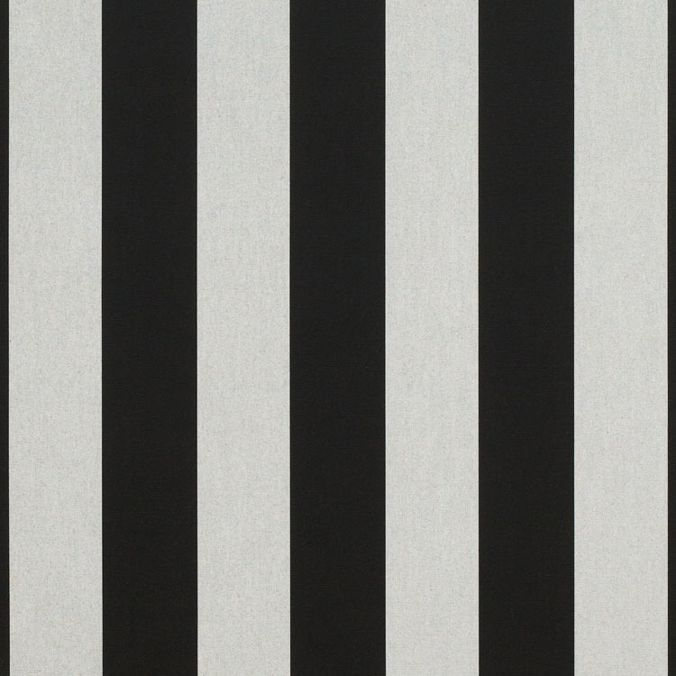 Sunbrella Awning / Marine 46" Beaufort Black/White 6 Bar Fabric