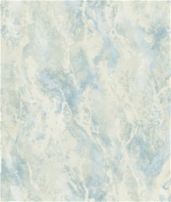 Seabrook Designs Paint Splatter Metallic Powder Blue & Cream Wallpaper