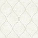 Seabrook Designs Ogee Off-White & Metallic Gold Wallpaper