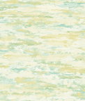 Seabrook Designs Brushstrokes Aqua & Metallic Gold Wallpaper