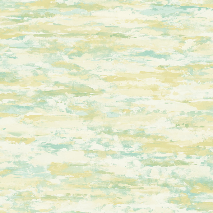 Seabrook Designs Brushstrokes Aqua &amp; Metallic Gold Wallpaper image 1 of 2