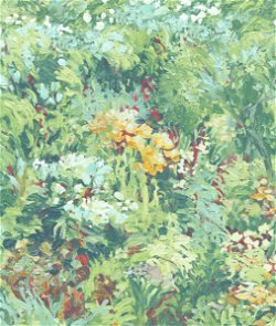 Seabrook Designs Floral Forest Green Wallpaper