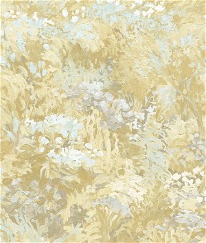 Seabrook Designs Floral Gold & Cream Wallpaper