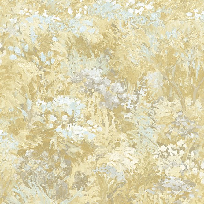 Seabrook Designs Floral Gold &amp; Cream Wallpaper