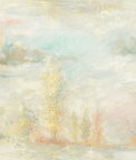 Seabrook Designs Tree Line Metallic Gold & Seafoam Wallpaper