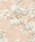 Seabrook Designs Cherry Blossoms Blush & White Wallpaper