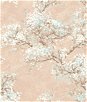 Seabrook Designs Cherry Blossoms Blush & White Wallpaper