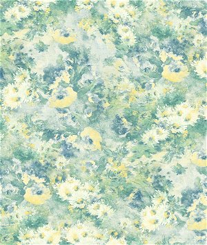Seabrook Designs Daisy Yellow & Teal Wallpaper