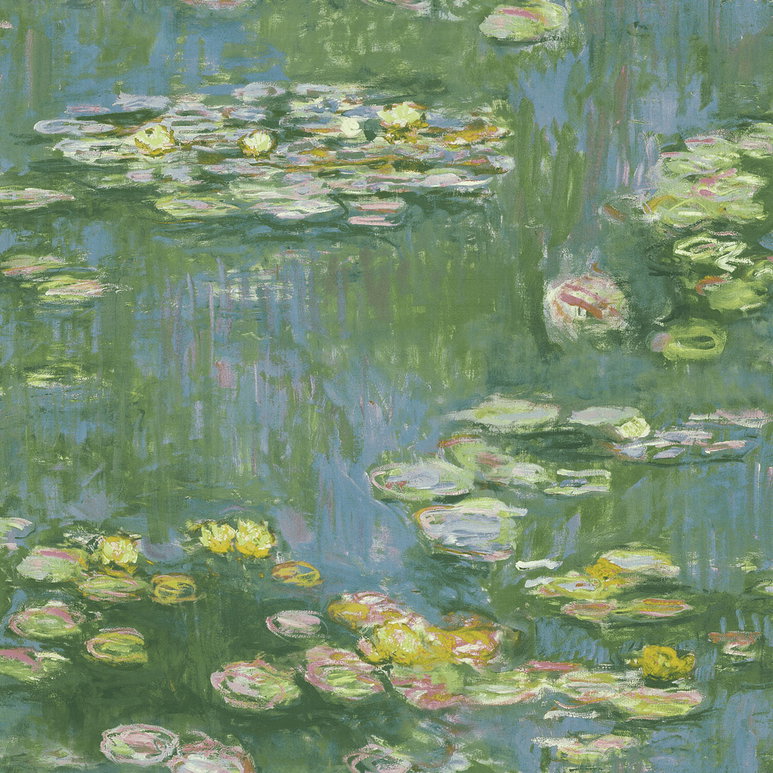 Seabrook Designs Lily Pads Greenery Wallpaper