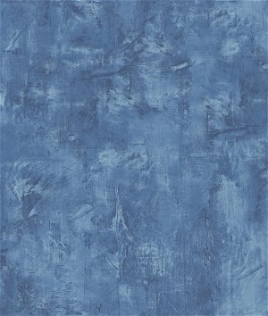Seabrook Designs Vinyl Faux Denim Blue Wallpaper