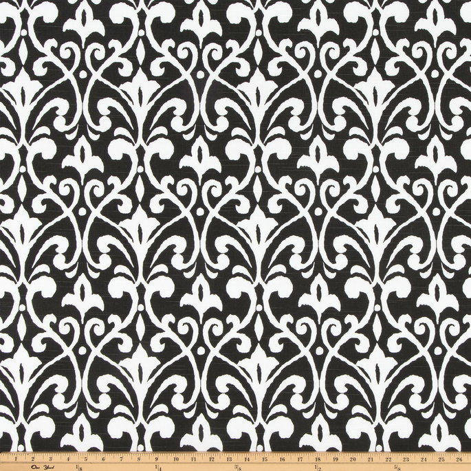 Premier Prints Field Raven Slub Fabric image 2 of 2