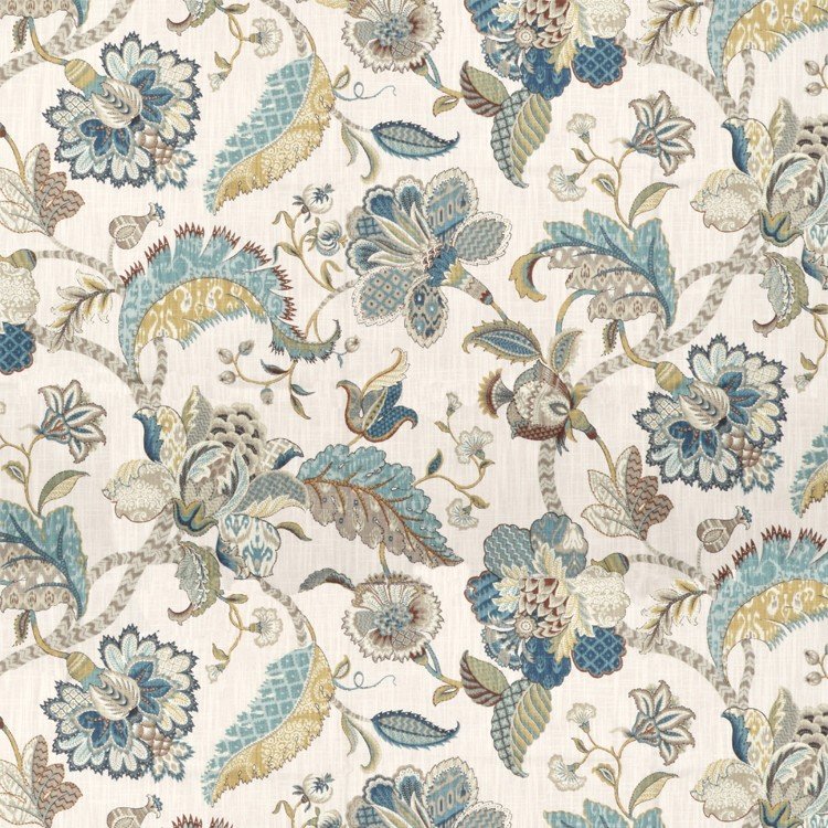 P. Kaufmann Finders Keepers French Blue Fabric
