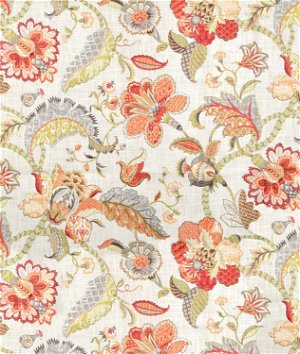 Fabricut Green Gold Jacobean Reversible Drapery Fabric By the yard 56' –  Affordable Home Fabrics