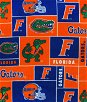Florida Gators Allover NCAA Fleece Fabric