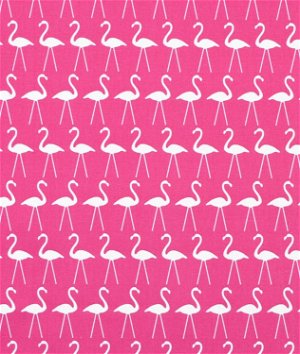 Premier Prints Flamingo Candy Pink Canvas Fabric