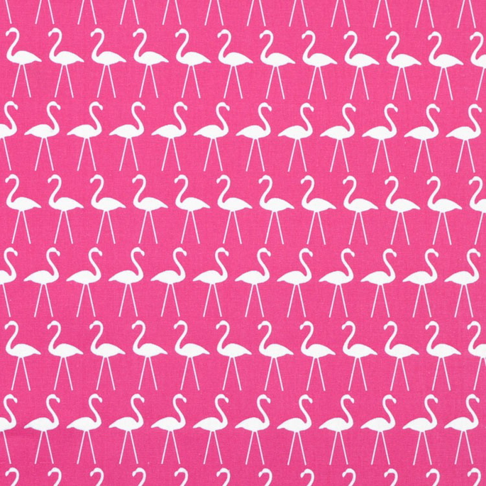 Premier Prints Flamingo Candy Pink Canvas Fabric image 1 of 3