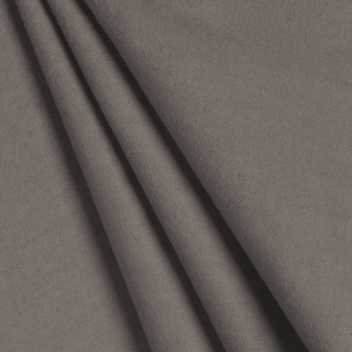 Gray Cotton  Flannel Fabric image 2 of 2