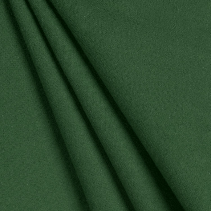 Hunter Green Cotton Flannel Fabric image 2 of 2