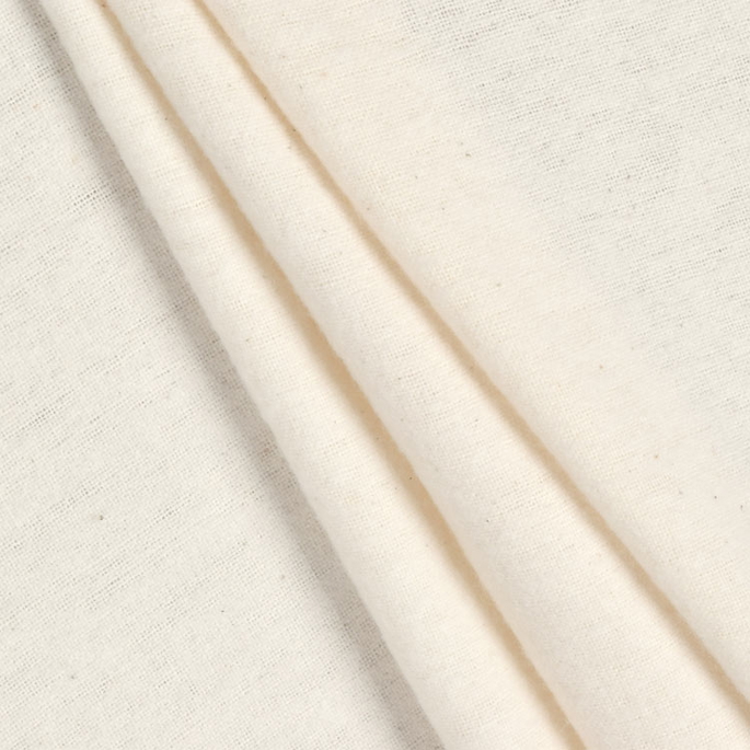Natural Cotton Flannel Fabric image 2 of 2